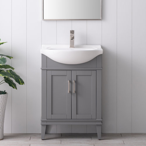 Wayfair | Gray Bathroom Vanities You'll Love in 2023